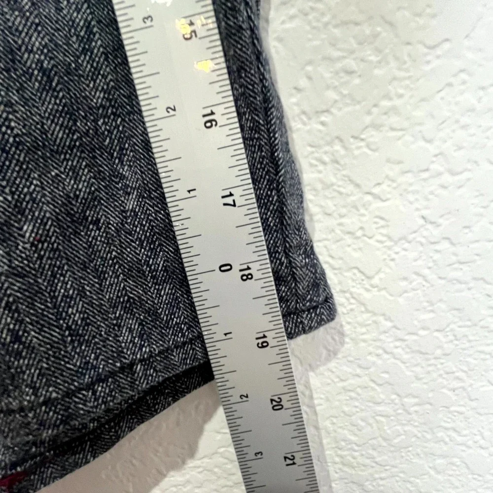California‎ Republic Bullhead Denim Co Skinny Shorts Mens W38 Gray Herringbone